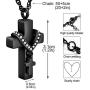 Dletay Cremation Jewelry for Ashes Memorial Ashes Keepsakes Necklace Urn Necklace with Filling Kit
