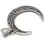 Gungneer Stainless Steel Celtic Knot Crescent Moon Pendant Necklace Irish Protection Accessories Keel Chain Jewelry Gungneer Stainless Steel Celtic Knot Crescent Moon Pendant Necklace Irish Protection Accessories Keel Chain Jewelry