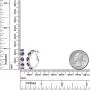 Gem Stone King 2.74 Ct Round Purple Amethyst 925 Sterling Silver Hoop Earrings Gem Stone King 2.74 Ct Round Purple Amethyst 925 Sterling Silver Hoop Earrings