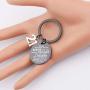 FUSTMW Happy Birthday Keychain Gift 13th 15th 16th 18th 21st 30th 40th 50th Charms Key Ring Best Friends Family Jewelry (21st Keychain Black)