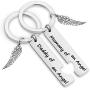 EIGSO Baby Memorial Keychain Mommy Daddy of Angel Sympathy Gift for Loss of Baby Infant Loss Remembrance Keychain