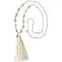 KELITCH Beaded Necklace Bib Chain Multicolor Tassel Long Strand Beach Friendship Necklace