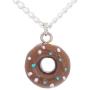 MJartoria Best Friend Necklaces Colorful Doughnut Best Friends Forever Friendship BFF Necklaces Set of 4 Gifts for Girls