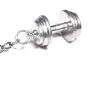 Antique Dumbbell Keychain
