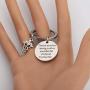 BAUNA Nursing Instructor Key Ring Thank You Gift Idea for Clinical Nurse Teacher Thank You for Being Such a Wonderful Clinical Instructor Keychain