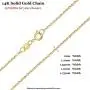 BEBEWO 14K Yellow Gold 1mm, 1.35mm Cable Chain Necklace for Women, Solid Gold Spring Clasp O Cable Chain Necklace 16inch-24inch BEBEWO 14K Yellow Gold 1mm, 1.35mm Cable Chain Necklace for Women, Solid Gold Spring Clasp O Cable Chain Necklace 16inch-24inch