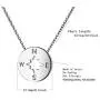 Graduation Gifts for Girl S925 Sterling Silver Dainty Compass Pendant Necklace for Women Graduation Gifts for Girl S925 Sterling Silver Dainty Compass Pendant Necklace for Women