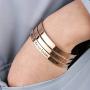 Joycuff Rose Gold Inspirational Cuff Bracelets for Women Motivational Encouragement Birthday Gifts for Mantra Jewelry Funny Stainless Steel Bangle for Her