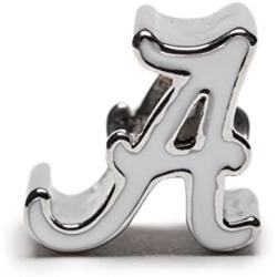 Stone Armory The University of Alabama Bead Charm | Stainless Steel White Alabama Charm | University of Alabama Gift | Fits Most Popular Charm Bracelets