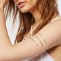 4-6 Pcs Upper Arm Band Cuff Twisted Cross Cage Bracelet Minimalist Coil Bangle Simple Swirl Gypsy Leaf Snake Arm Bracelet Adjustable Armlet Armband Set for Women Girls Jewelry