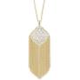 Kendra Scott Kingston Long Pendant Fringe Necklace for Women in Filigree, Fashion Jewelry