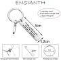 ENSIANTH Take a Bullet for You Keychain Bullet Keychain for Friend Encouragement Gift for Her