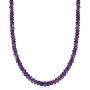 Ross-Simons Amethyst Bead Necklace With Sterling Silver