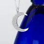 ELEGANZIA Crescent Moon Necklaces for Women Teens Girls Mom, Moon Pendant Sterling Silver Cubic Zirconia Minimalist Jewelry for Her ELEGANZIA Crescent Moon Necklaces for Women Teens Girls Mom, Moon Pendant Sterling Silver Cubic Zirconia Minimalist Jewelry for Her