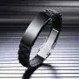 MeMeDIY to My Husband Love from Wife Black Silicone Bracelets Personalized Gifts for Men Birthday Stainless Steel Rubber Adjustable Wristband Mens Valentines Day Gifts MeMeDIY to My Husband Love from Wife Black Silicone Bracelets Personalized Gifts for Men Birthday Stainless Steel Rubber Adjustable Wristband Mens Valentines Day Gifts