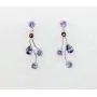 Faship Gorgeous Cubic Zirconia CZ Crystal Floral Necklace Earrings Set