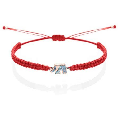 Elephant Bracelet I Handmade & Adjustable String I Symbol of Strength and Power