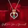 Agvana Birthstone Necklaces for Women Sterling Silver Genuine or Created Gemstone Two-Tone Infinity Love Heart Pendant Necklace Mothers Day Gifts for Mom Anniversary Birthday Gifts for Girls Her Agvana Birthstone Necklaces for Women Sterling Silver Genuine or Created Gemstone Two-Tone Infinity Love Heart Pendant Necklace Mothers Day Gifts for Mom Anniversary Birthday Gifts for Girls Her