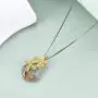LUHE Butterfly Necklace Sterling Silver Teardrop Daisy Butterfly Pendant Necklace Jewelry Gifts for Women Teens Girls LUHE Butterfly Necklace Sterling Silver Teardrop Daisy Butterfly Pendant Necklace Jewelry Gifts for Women Teens Girls