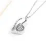 Suxerlry Stainless Steel Cubic Zirconia Heart Pendant Urn Necklace Ashes Memorial Keepsake Jewelry Suxerlry Stainless Steel Cubic Zirconia Heart Pendant Urn Necklace Ashes Memorial Keepsake Jewelry