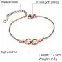 VNOX IP Rose Gold Plated Stainless Steel Female Symbol Gay and Lesbian Pride Bracelet VNOX IP Rose Gold Plated Stainless Steel Female Symbol Gay and Lesbian Pride Bracelet