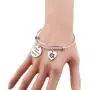 ENSIANTH Ohana Means Family Bracelet Family Member Gift Hawaiian Bracelet Hibiscus Flower Jewelry