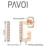 PAVOI 14K Gold Plated 925 Sterling Silver Post Square Huggie Hoop Earrings - Cubic Zirconia Earrings in Rose Gold, White Gold and Yellow Gold Plating PAVOI 14K Gold Plated 925 Sterling Silver Post Square Huggie Hoop Earrings - Cubic Zirconia Earrings in Rose Gold, White Gold and Yellow Gold Plating