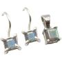 SilverStarJewel Jewelry Set LABRADORITE 925 Silver Earrings Pendant Free Jewelry Velvet Pouch