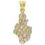 10k Gold Two tone Nugget Mens Height 34.2mm X Width 14.6mm Nugget Charm Pendant Necklace Jewelry Gifts for Men 10k Gold Two tone Nugget Mens Height 34.2mm X Width 14.6mm Nugget Charm Pendant Necklace Jewelry Gifts for Men