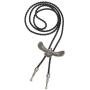 COOLLA Bolo tie- Handmade Eagle Western Cowboy Black Vintage Turquoise Pendant for Women,Men