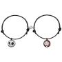 KUIYAI Jack and Sally Bracelet Set 2PCS Adjustable Magnetic Mutual Attraction Couple Bracelet