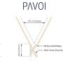 PAVOI 14K Yellow Gold Plated Cubic Zirconia Initial Necklace | Letter Necklaces for Women
