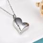 Cat Eye Jewels Memorial Cremation Urn Keepsake Heart Pendant Ash Holder Necklace for Ashes for Men Women with Funnel Kit