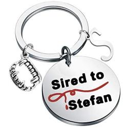 CENWA Mystic Falls Gift Sired to Damon Keychain Team Salvatore Gift