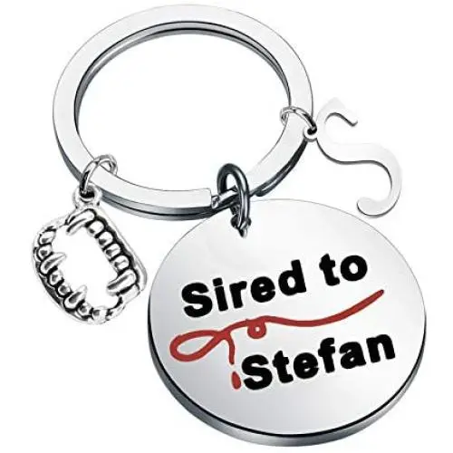 CENWA Mystic Falls Gift Sired to Damon Keychain Team Salvatore Gift