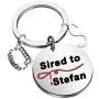 CENWA Mystic Falls Gift Sired to Damon Keychain Team Salvatore Gift