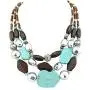 Bocar Personalized Layered Strands Turquoise Statement Chunky Necklace for Women Gifts Bocar Personalized Layered Strands Turquoise Statement Chunky Necklace for Women Gifts