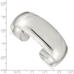 925 Sterling Silver Solid Cuff Bangle Bracelet Expandable Stackable 7 Inch Fine Jewelry For Women Gifts For Her