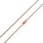 Sterling Silver 2mm Sparkle Rock Chain Necklace for Women, Size 14'' - 36'' Italy