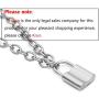 Krun Y Necklace Lock Pendant Simple Cute Necklaces Long Multilayer Chain Fashion Jewelry Women Girls Gift for Her