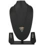 Efulgenz Mangalsutra Indian Traditional Crystal Rhinstone Kundan Gold Plated Pendant Necklace Earring Jewellery Set