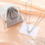 Lanqueen Magnetic Couples Necklaces Mutual Attraction Matching Jewelry Gifts for Women Men Boyfriend Girlfriend Best Friend
