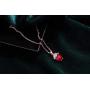 Botrinal Evie Red Heart Necklace Descendants Costume Queen of Hearts Princess Halloween Jewelry for Girls Valentines Gift