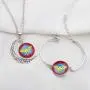 WSNANG Movie Inspired Gift Movie Necklace Movie Bracelet Set Dc Comics Fan Gift WSNANG Movie Inspired Gift Movie Necklace Movie Bracelet Set Dc Comics Fan Gift