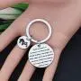 CYTING Sloth Lover Gift Sloths Love Enjoying Lifes Many Splendours and Taking It Easy Sloth Keychain Animal Jewelry Encouragement Gift for Family Friends