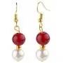Efulgenz Indian Handcrafted Traditional Designer Simulated Pearl Beaded Multi Stranded Necklace with Dangler Earrings Bollywood Jewelry Sets for Women and Girls