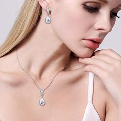 EVER FAITH Wedding 8-Shape Zircon Jewelry Set Austrian Crystal