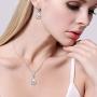 EVER FAITH Wedding 8-Shape Zircon Jewelry Set Austrian Crystal