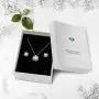 Starlight Diamond Womens Jewelry Sets - 925 Sterling Silver Plated Earring and Necklace Set - Lightweight Square Zircon Diamond Jewelry Sets with Gift Box for Birthday Starlight Diamond Womens Jewelry Sets - 925 Sterling Silver Plated Earring and Necklace Set - Lightweight Square Zircon Diamond Jewelry Sets with Gift Box for Birthday