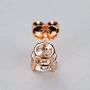 CZ Stud Earrings 925 Sterling Silver 18K Gold Plated Round Cubic Zirconia Hypoallergenic Set